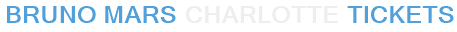 Bruno Mars Charlotte Tickets